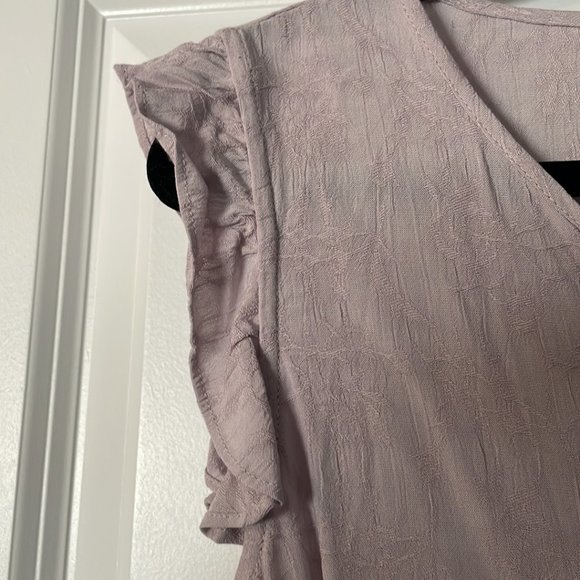 Pale Lilac Flutter Sleeve Top from Lucky Brand - Picture 4 of 5